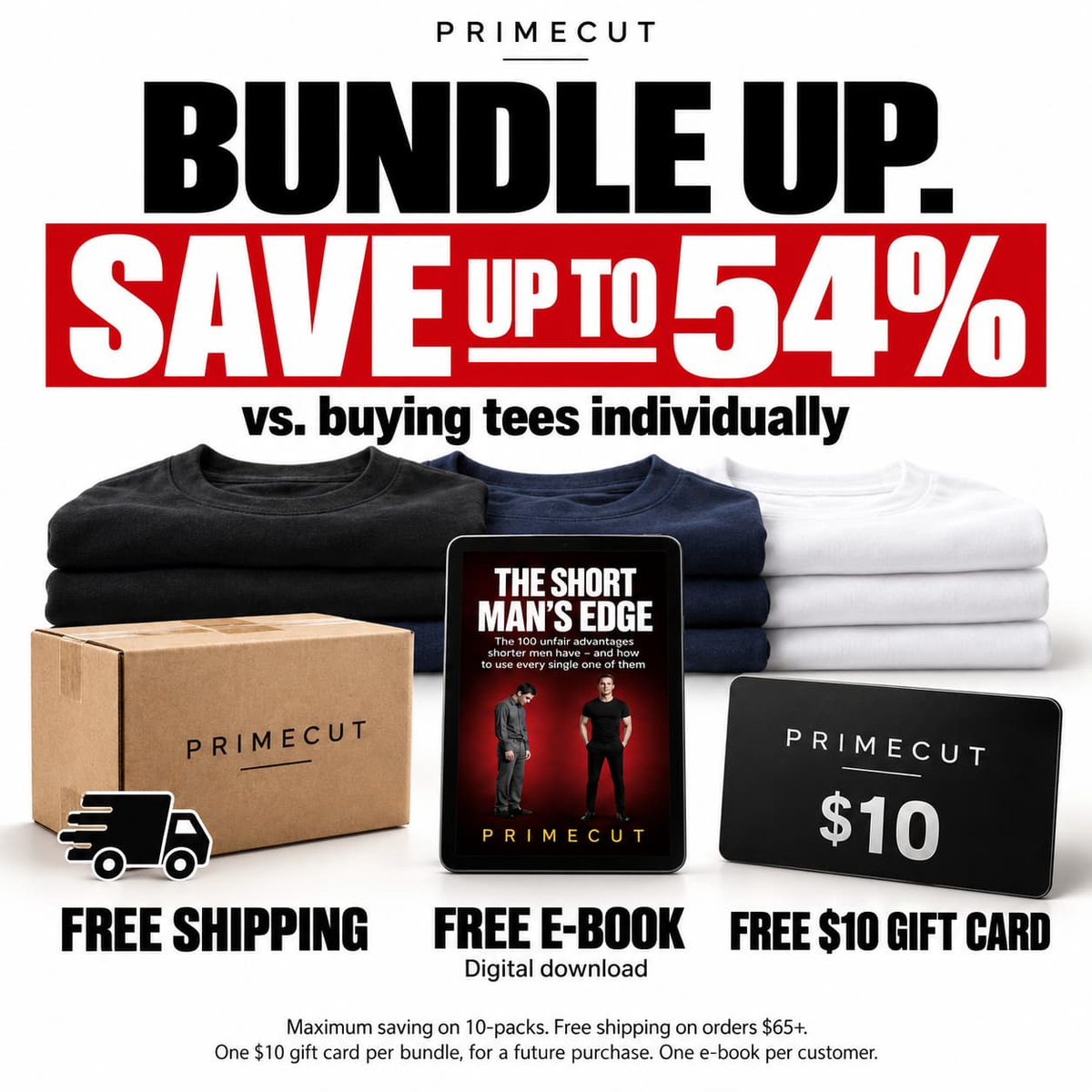 PrimeCut bundle offer with free shipping