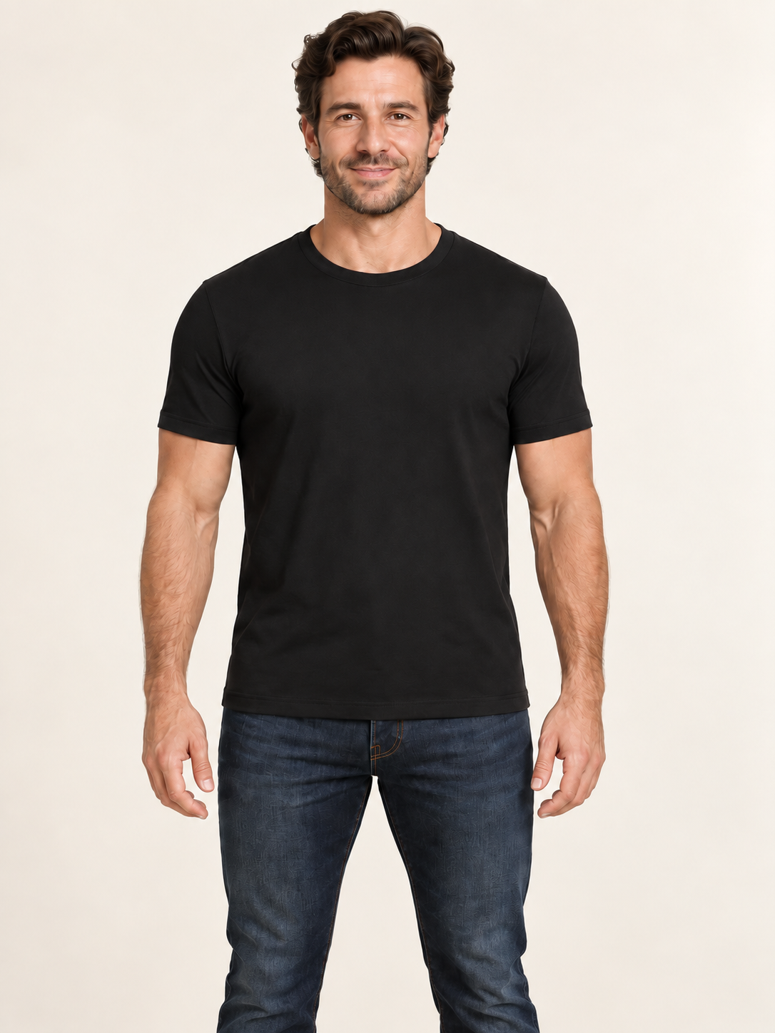 Men in PrimeCut tees, cut to end at the belt line instead of hanging low